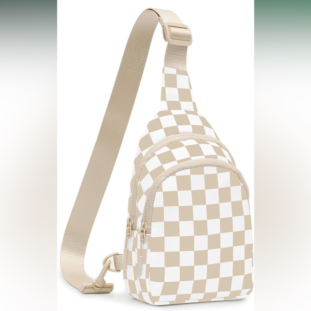 Checkered sling Bag